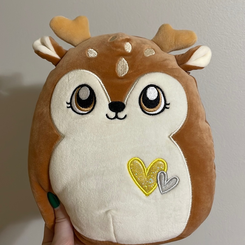 Deer valentines  squishmallow 8 inch